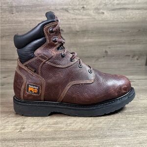 Timberland PRO 24/7 Mens Flexshield 50504 Burgundy Met Guard Steel Toe Boots 12W